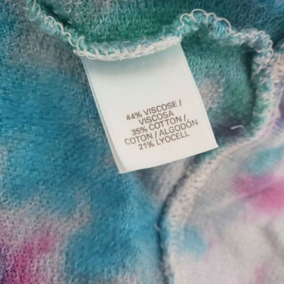 Victoria's Secret Sweatshirt Custom Tie Dye Back Cut Out Women's Size M - Picture 4 of 6